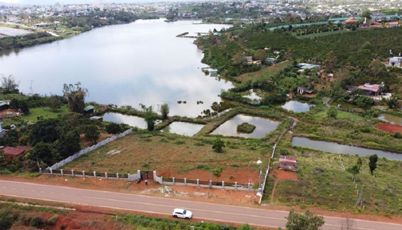 Hạ tầng đất view hồ ở Bảo Lộc